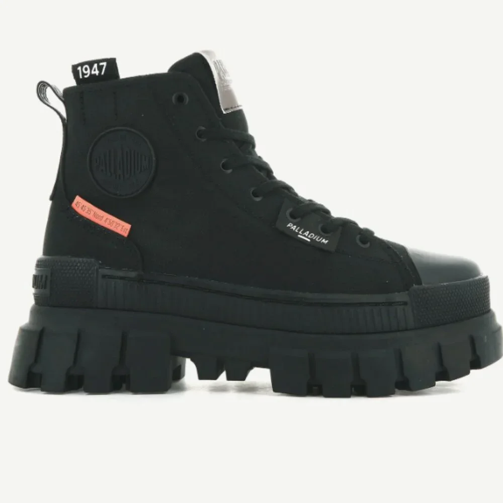 Palladium Revolt Hi Tx Sneaker Boots 97242-010 S14 Black Shoes Womens Stompers - Picture 5 of 16